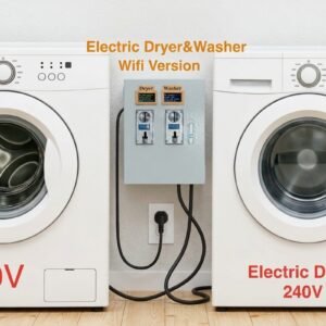 Laundry Smart Coin Box Kit – Electric Dryer & Washer Kit Wi-Fi & OLED Model (240V/120v)