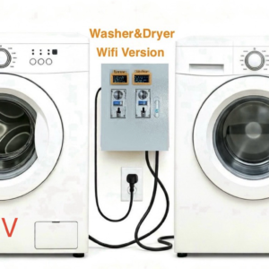 Laundry Smart Coin Box Kit – Gas Dryer & Washer kit Wi-Fi & OLED Model (120V)