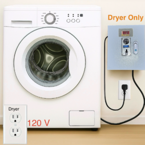 Smart Coin Box Kit – Convert Home Gas Dryer to Coin-Operated Laundry (120V)