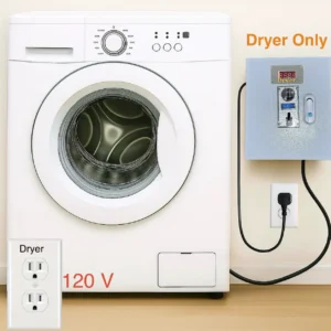 Kit «Smart Coin Box»: convierte tu secadora doméstica de gas en una lavandería que funciona con monedas (120 V)