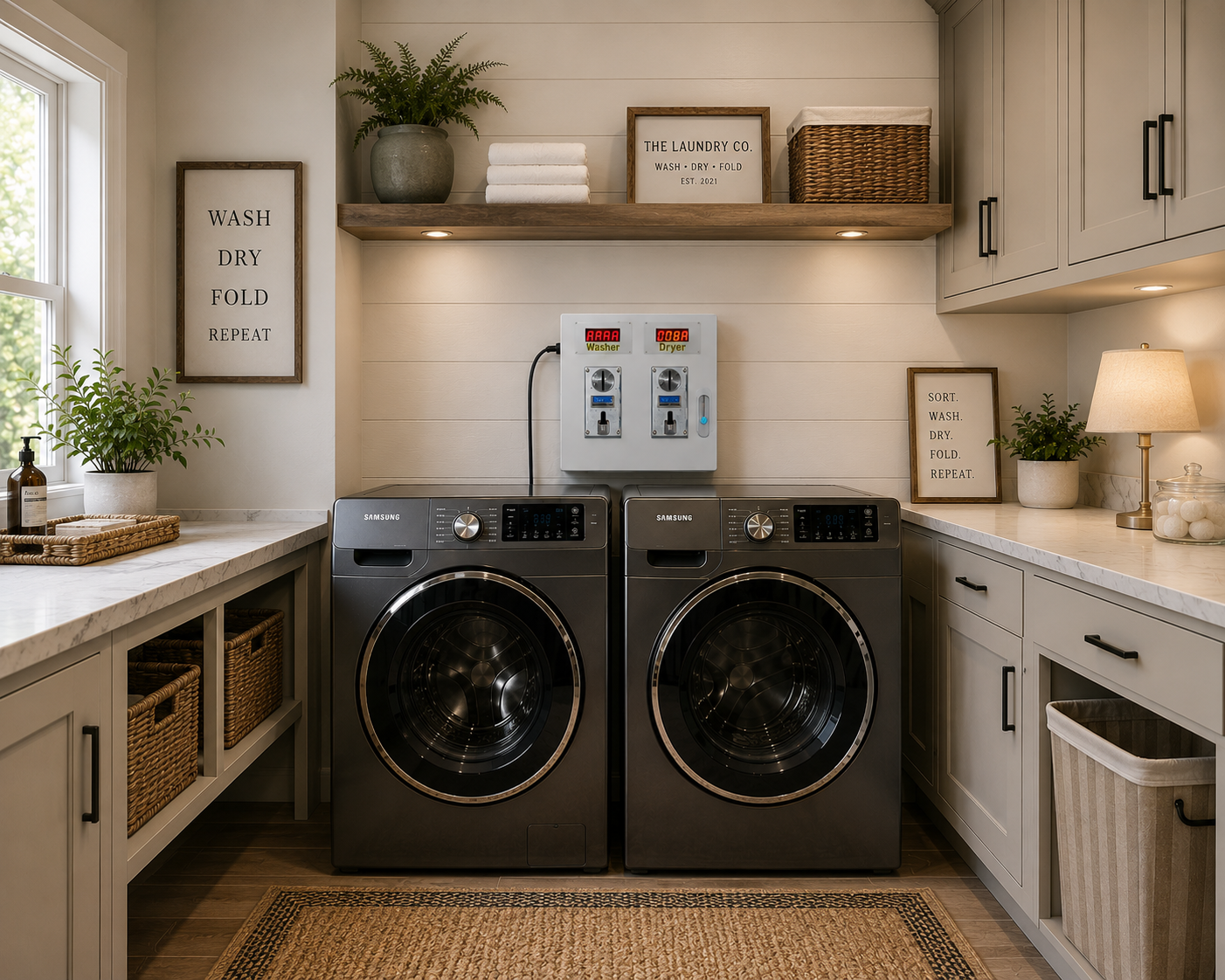 Laundry Smart Coin Box Kit – Electric Dryer & Washer Kit Wi-Fi & OLED Model (240V/120v) - Image 4