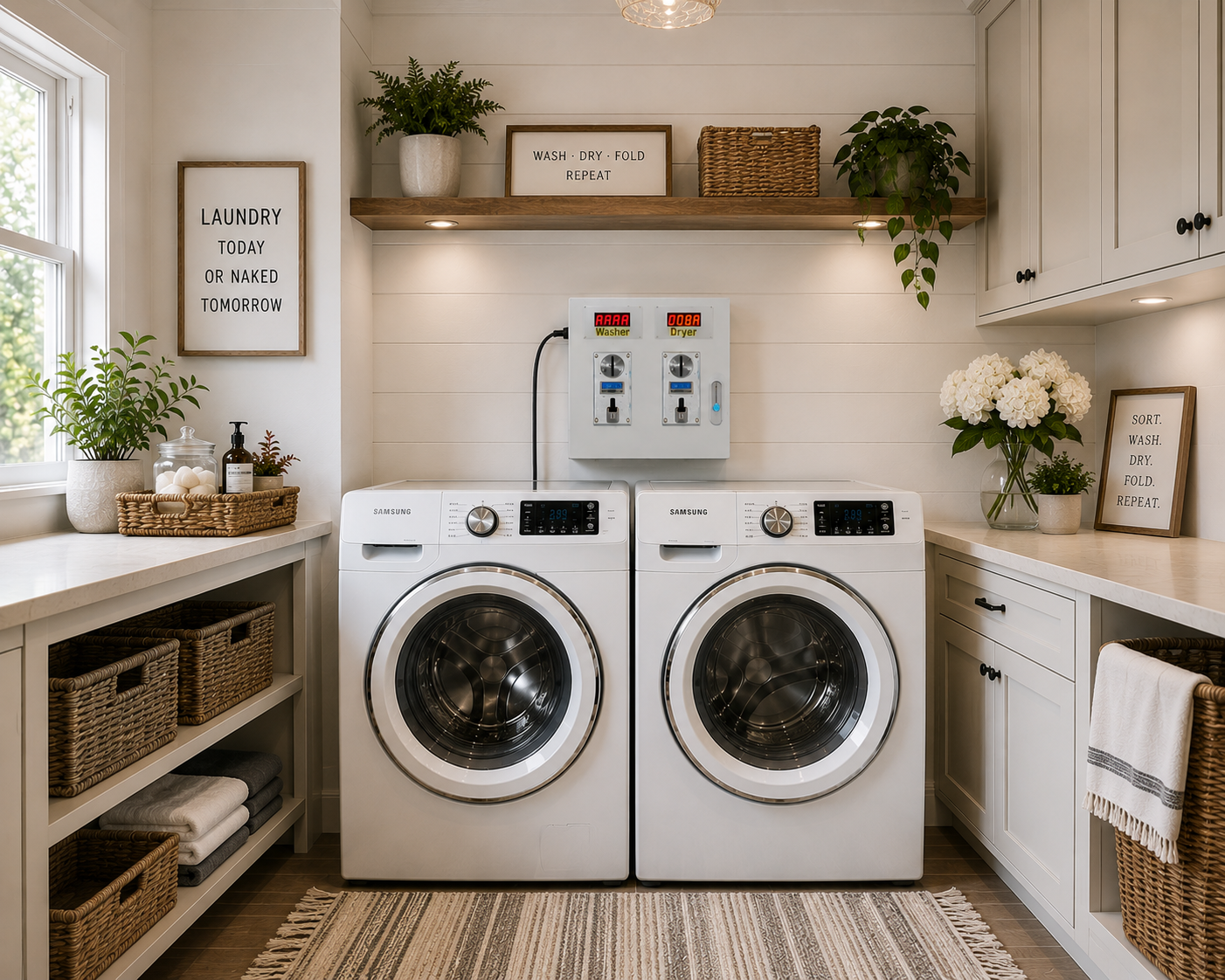 Laundry Smart Coin Box Kit – Electric Dryer & Washer Kit Wi-Fi & OLED Model (240V/120v) - Image 6