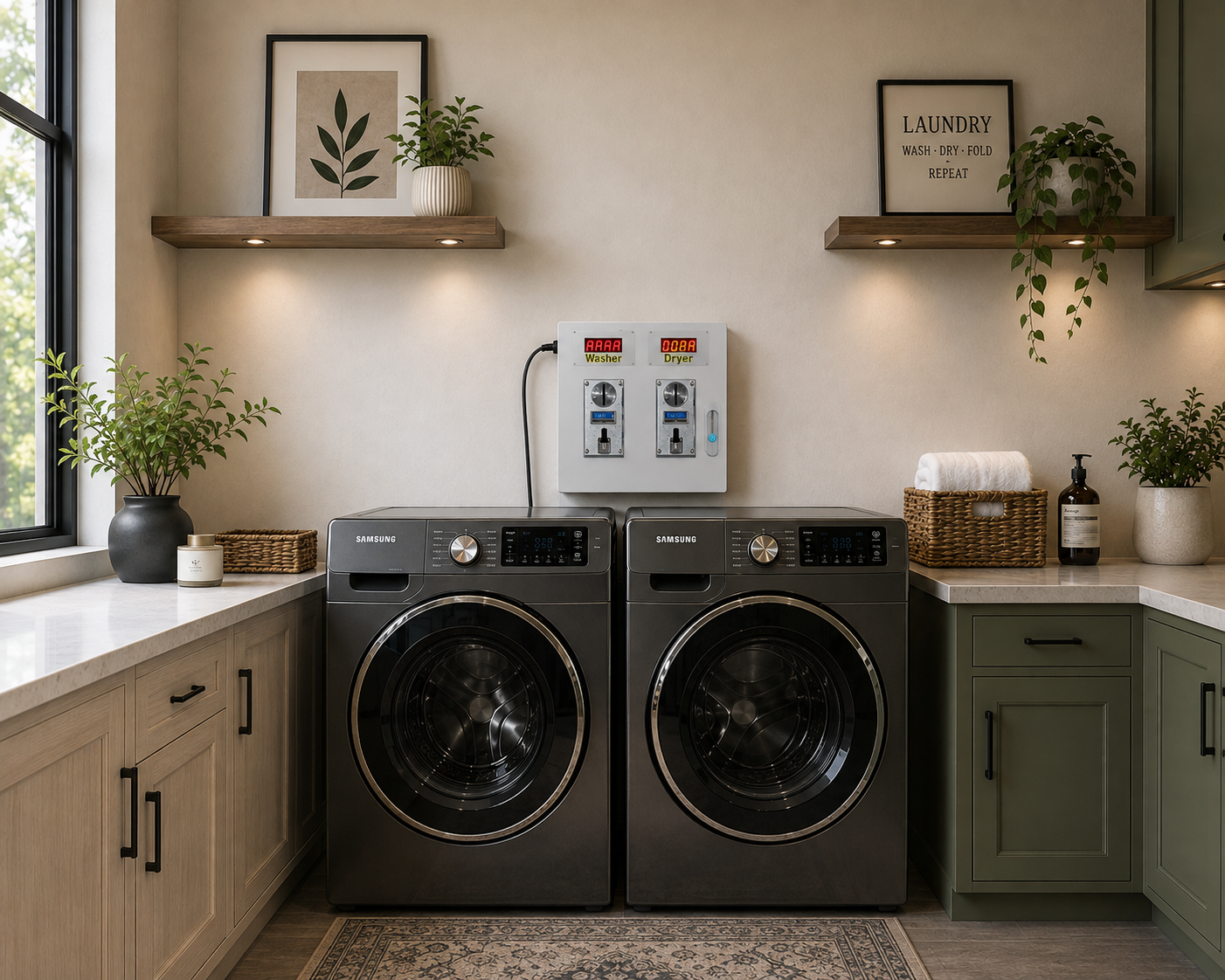Laundry Smart Coin Box Kit – Electric Dryer & Washer Kit Wi-Fi & OLED Model (240V/120v) - Image 8