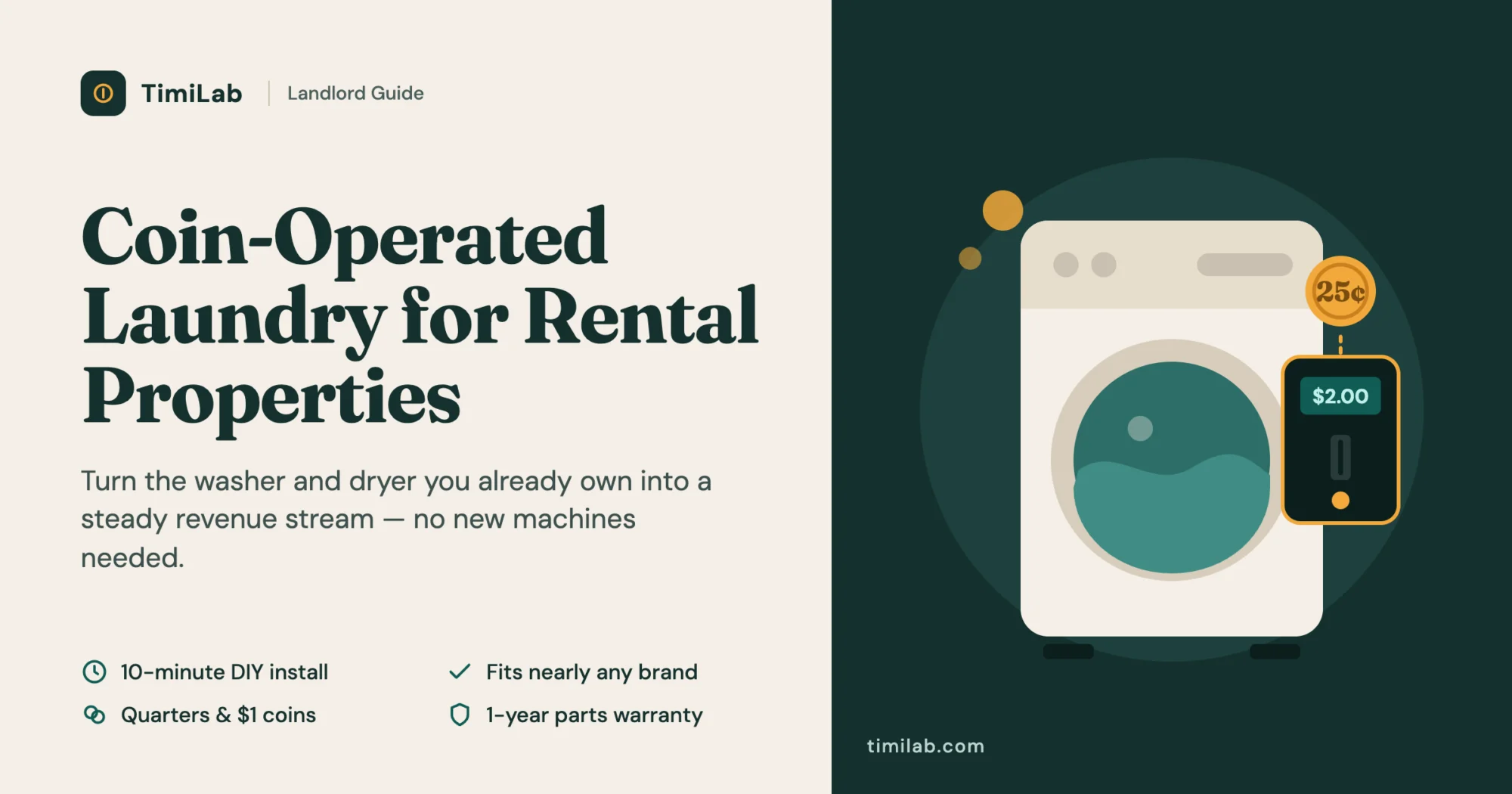 Read more about the article Coin-Operated Laundry for Rental Properties: A Landlord’s Guide
